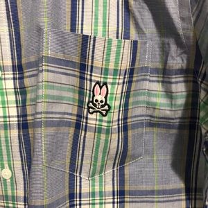Psycho Bunny plaid dress (or casual) shirt